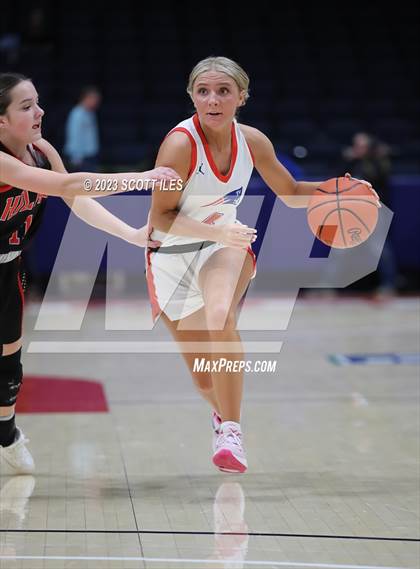 Thumbnail 1 in Hiland vs Tri-Village (OHSAA D4 State Semifinal) photogallery.