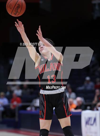 Thumbnail 1 in Hiland vs Tri-Village (OHSAA D4 State Semifinal) photogallery.