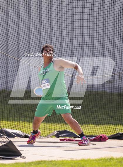 Thumbnail 2 in Class 1 Discus (MSHSAA State Championship) photogallery.
