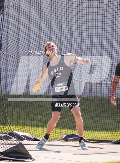 Thumbnail 3 in Class 1 Discus (MSHSAA State Championship) photogallery.