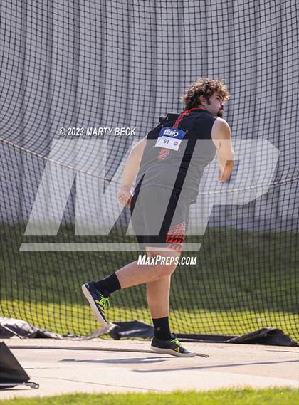 Thumbnail 2 in Class 1 Discus (MSHSAA State Championship) photogallery.