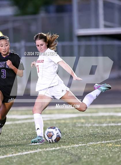 Thumbnail 2 in Charlotte Catholic @ Ardrey Kell (NCHSAA 4A Round 2) photogallery.