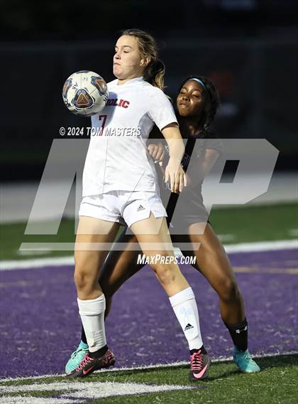 Thumbnail 1 in Charlotte Catholic @ Ardrey Kell (NCHSAA 4A Round 2) photogallery.
