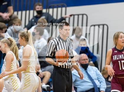 Thumbnail 3 in Lincoln Lutheran vs. Arlington photogallery.