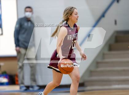 Thumbnail 1 in Lincoln Lutheran vs. Arlington photogallery.