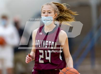 Thumbnail 2 in Lincoln Lutheran vs. Arlington photogallery.
