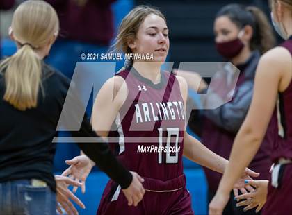 Thumbnail 1 in Lincoln Lutheran vs. Arlington photogallery.