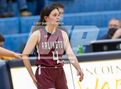 Thumbnail 2 in Lincoln Lutheran vs. Arlington photogallery.
