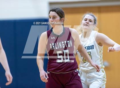 Thumbnail 2 in Lincoln Lutheran vs. Arlington photogallery.