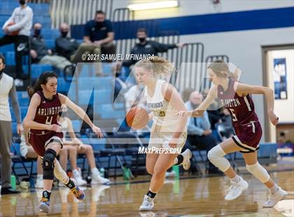 Thumbnail 2 in Lincoln Lutheran vs. Arlington photogallery.