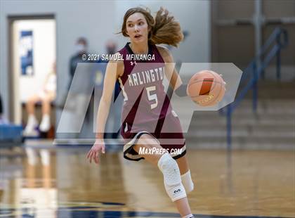 Thumbnail 1 in Lincoln Lutheran vs. Arlington photogallery.