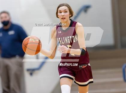 Thumbnail 3 in Lincoln Lutheran vs. Arlington photogallery.