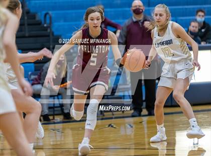 Thumbnail 2 in Lincoln Lutheran vs. Arlington photogallery.