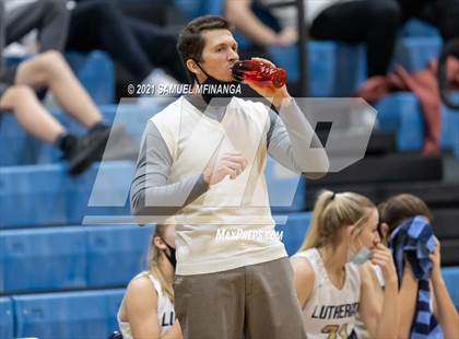 Thumbnail 2 in Lincoln Lutheran vs. Arlington photogallery.