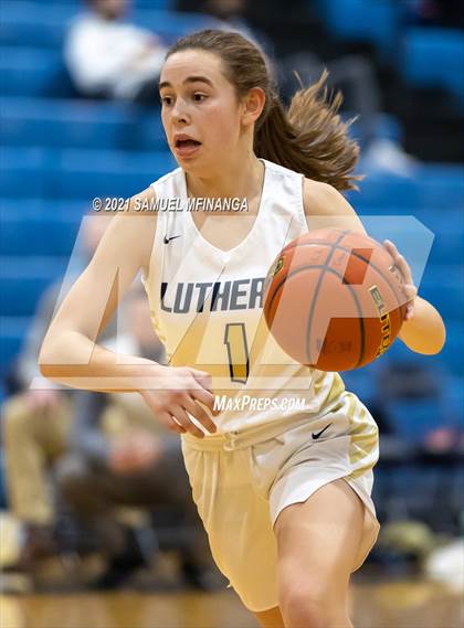 Thumbnail 1 in Lincoln Lutheran vs. Arlington photogallery.