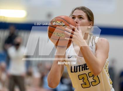 Thumbnail 1 in Lincoln Lutheran vs. Arlington photogallery.