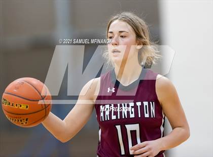 Thumbnail 2 in Lincoln Lutheran vs. Arlington photogallery.