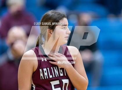 Thumbnail 2 in Lincoln Lutheran vs. Arlington photogallery.