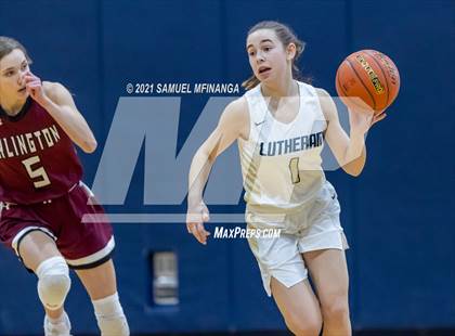 Thumbnail 1 in Lincoln Lutheran vs. Arlington photogallery.