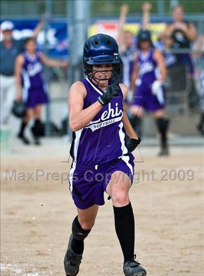 Thumbnail 3 in Lehi vs Riverton (5A State Tournament) photogallery.