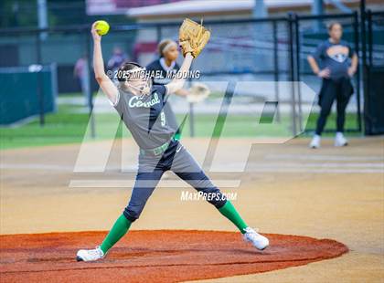 Thumbnail 1 in Orangefield vs Pollok Central (UIL Softball 3A D1 Bi-District Playoff Game 1) photogallery.