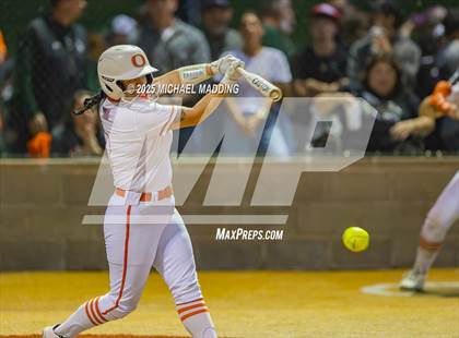 Thumbnail 1 in Orangefield vs Pollok Central (UIL Softball 3A D1 Bi-District Playoff Game 1) photogallery.