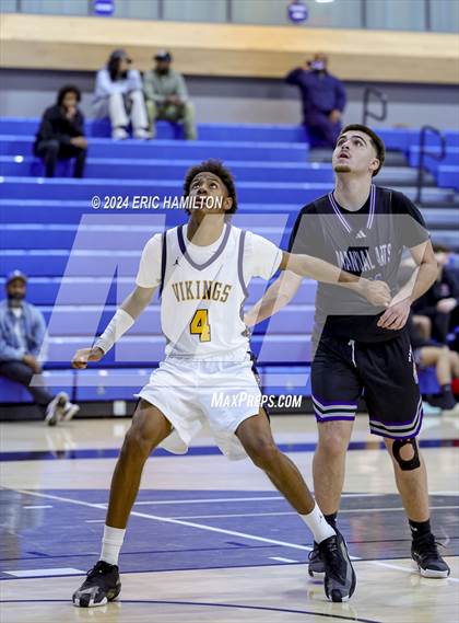 Thumbnail 3 in St. Bernard vs. Manual Arts (4th Annual Wiseburn-DaVinci Holiday Classic Tournament) photogallery.