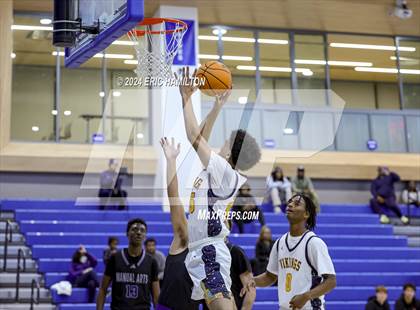 Thumbnail 1 in St. Bernard vs. Manual Arts (4th Annual Wiseburn-DaVinci Holiday Classic Tournament) photogallery.