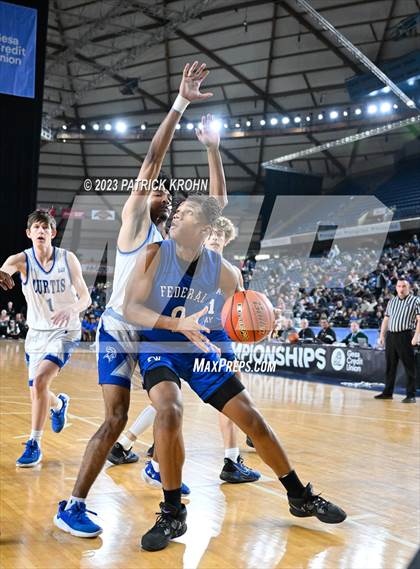 Thumbnail 2 in Federal Way vs. Curtis (WIAA 4A Semifinal) EDITORIAL photogallery.