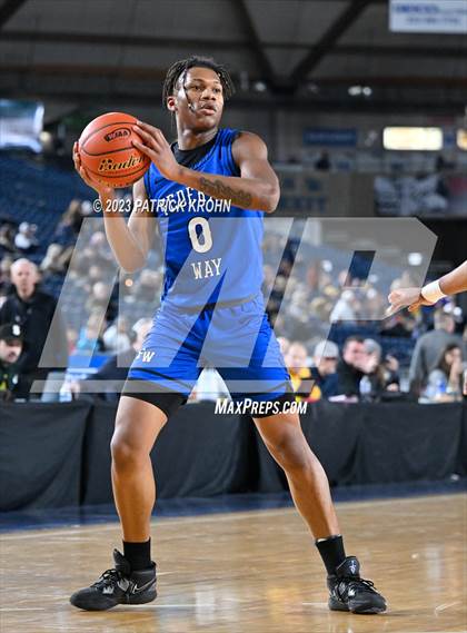 Thumbnail 1 in Federal Way vs. Curtis (WIAA 4A Semifinal) EDITORIAL photogallery.