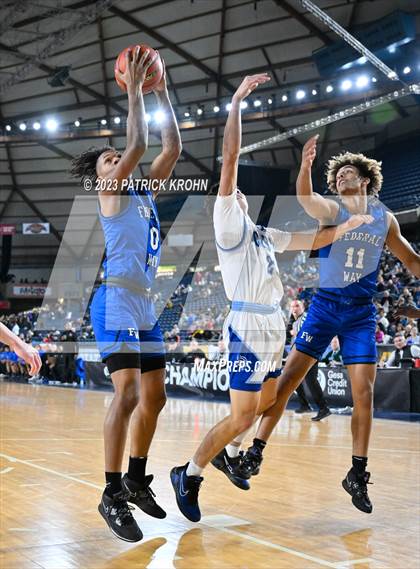 Thumbnail 2 in Federal Way vs. Curtis (WIAA 4A Semifinal) EDITORIAL photogallery.