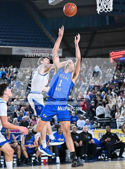 Thumbnail 1 in Federal Way vs. Curtis (WIAA 4A Semifinal) EDITORIAL photogallery.