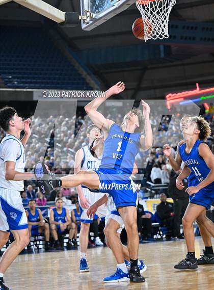 Thumbnail 1 in Federal Way vs. Curtis (WIAA 4A Semifinal) EDITORIAL photogallery.