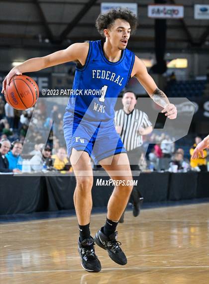 Thumbnail 3 in Federal Way vs. Curtis (WIAA 4A Semifinal) EDITORIAL photogallery.