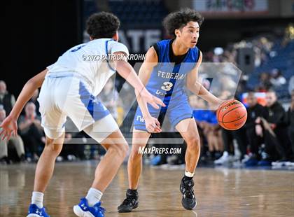 Thumbnail 3 in Federal Way vs. Curtis (WIAA 4A Semifinal) EDITORIAL photogallery.