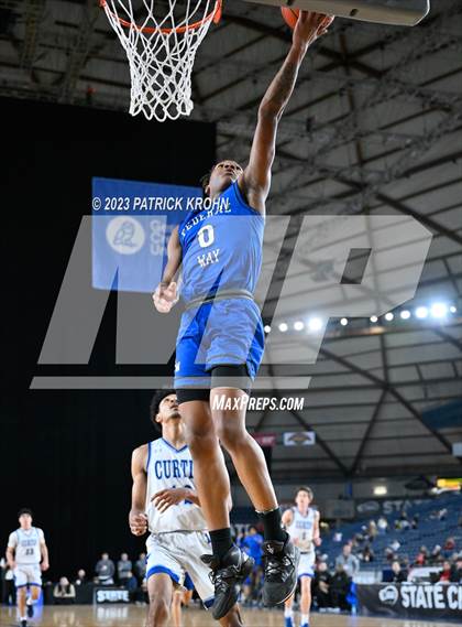 Thumbnail 3 in Federal Way vs. Curtis (WIAA 4A Semifinal) EDITORIAL photogallery.