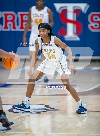 Thumbnail 1 in Trinity Christian vs. Cape Fear (MLK Dream Jam at Terry Sanford) photogallery.