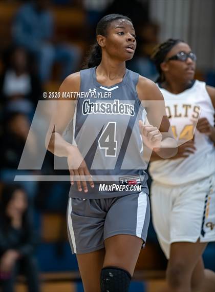 Thumbnail 3 in Trinity Christian vs. Cape Fear (MLK Dream Jam at Terry Sanford) photogallery.