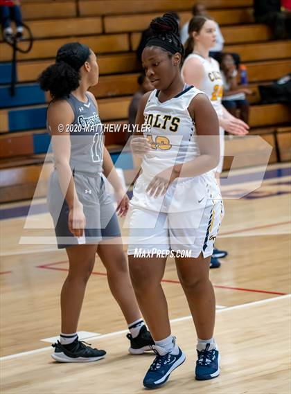 Thumbnail 2 in Trinity Christian vs. Cape Fear (MLK Dream Jam at Terry Sanford) photogallery.