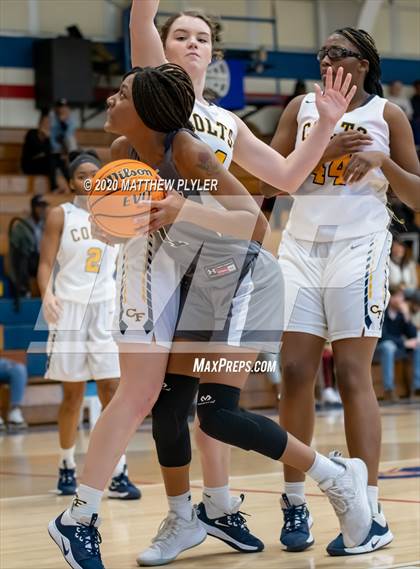 Thumbnail 1 in Trinity Christian vs. Cape Fear (MLK Dream Jam at Terry Sanford) photogallery.