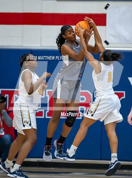 Thumbnail 1 in Trinity Christian vs. Cape Fear (MLK Dream Jam at Terry Sanford) photogallery.