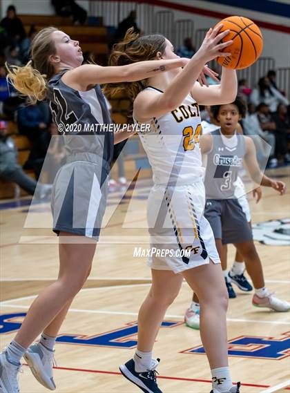 Thumbnail 2 in Trinity Christian vs. Cape Fear (MLK Dream Jam at Terry Sanford) photogallery.