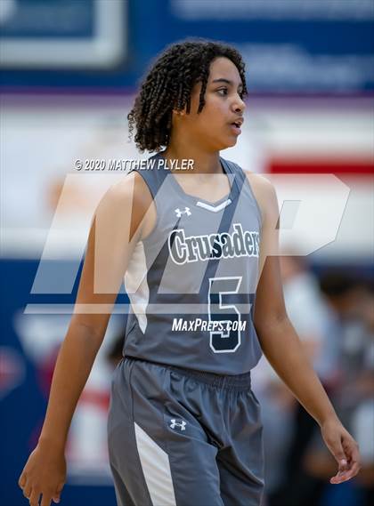 Thumbnail 3 in Trinity Christian vs. Cape Fear (MLK Dream Jam at Terry Sanford) photogallery.