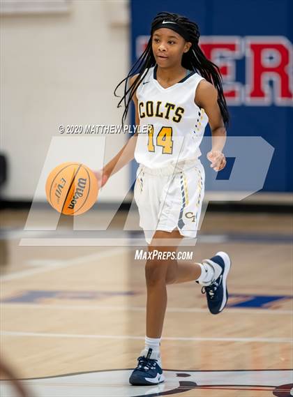 Thumbnail 1 in Trinity Christian vs. Cape Fear (MLK Dream Jam at Terry Sanford) photogallery.