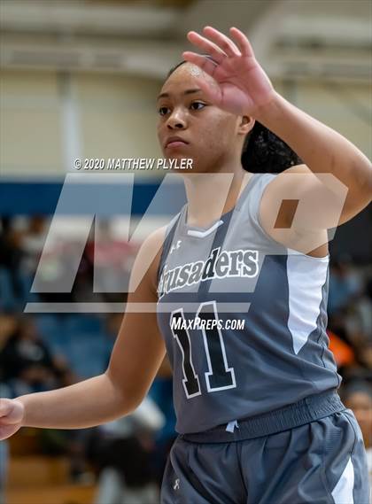 Thumbnail 1 in Trinity Christian vs. Cape Fear (MLK Dream Jam at Terry Sanford) photogallery.