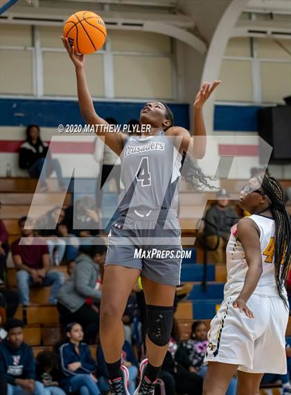 Thumbnail 2 in Trinity Christian vs. Cape Fear (MLK Dream Jam at Terry Sanford) photogallery.