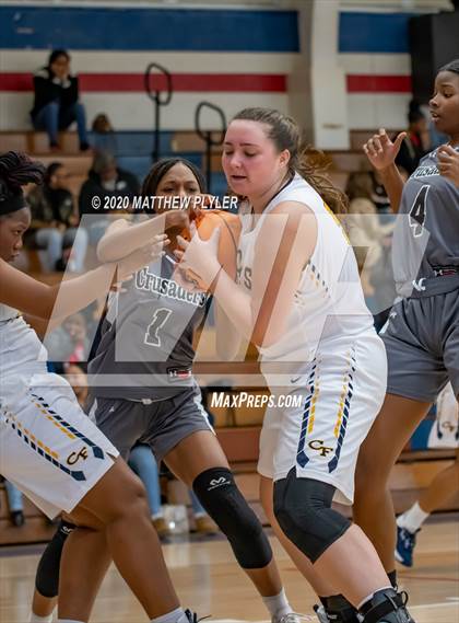 Thumbnail 2 in Trinity Christian vs. Cape Fear (MLK Dream Jam at Terry Sanford) photogallery.