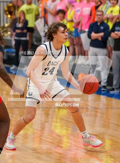 Thumbnail 1 in Olathe West vs. Shawnee Mission Northwest (KSHSAA 6A Sub-State) photogallery.