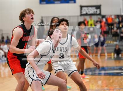 Thumbnail 1 in Olathe West vs. Shawnee Mission Northwest (KSHSAA 6A Sub-State) photogallery.