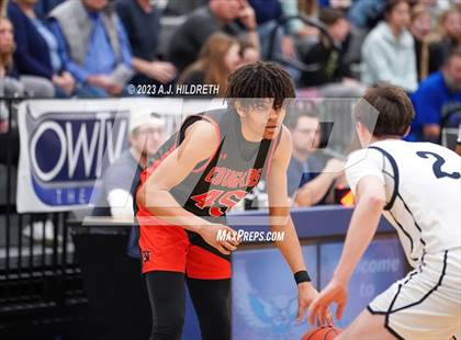 Thumbnail 2 in Olathe West vs. Shawnee Mission Northwest (KSHSAA 6A Sub-State) photogallery.